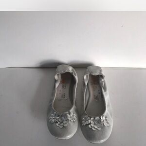 Vintage Suede leather Ballet Flats - Gray